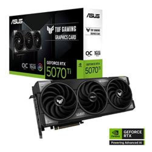 Asus Tuf Gaming GeForce RTX5070Ti OC 16GB GDDR7 TUF-RTX5070TI-O16G-GAMING 256 Bit DLSS 4 Ekran Kartı