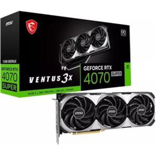 Msı GeForce RTX4070 SUPER VENTUS 3X 12G OC 12GB GDDR6X 192Bit HDMI-DP Ekran Kartı