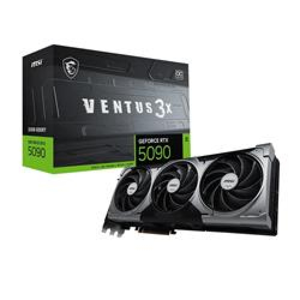Msı GeForce RTX5090 32G VENTUS 3X OC 32GB GDDR7 512 Bit DLSS 4 Ekran Kartı