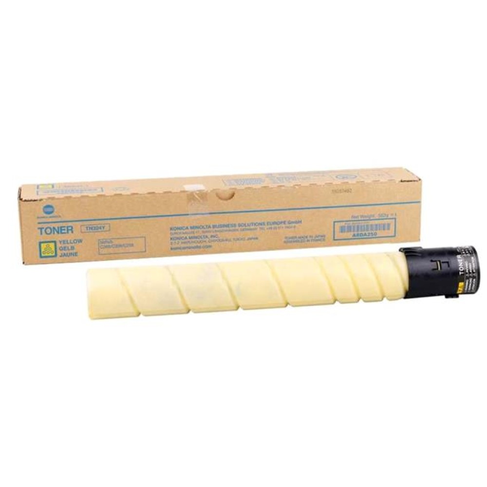 Konica Minolta TN-324Y Yellow Sarı Orjinal Fotokopi Toneri Bizhup C258-308-368 26.000 Sayfa 
