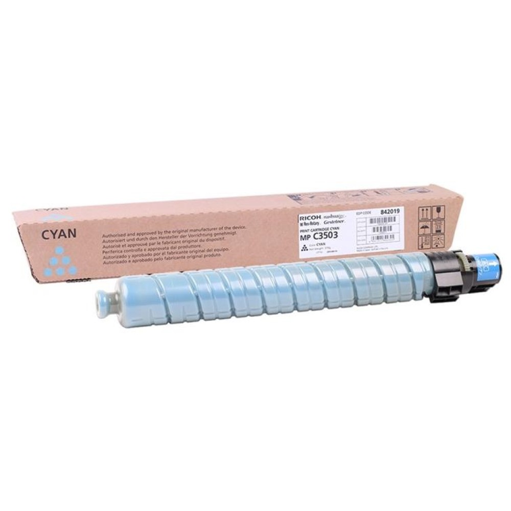 Ricoh MP C3503 Cyan Mavi Orjinal Fotokopi Toneri MP C3003-3004 18.000 Sayfa 