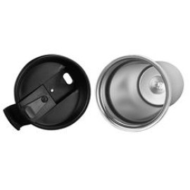 S-link SL-TM1971A Mat Beyaz 500ML Iç 304 Dış 201 Paslanmaz Çelik Termos Kupa