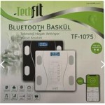 Techfit Dijital Baskül TF-1075 (Bluetooth Özellikli) Hassas Ölçüm (2.5-180kg)