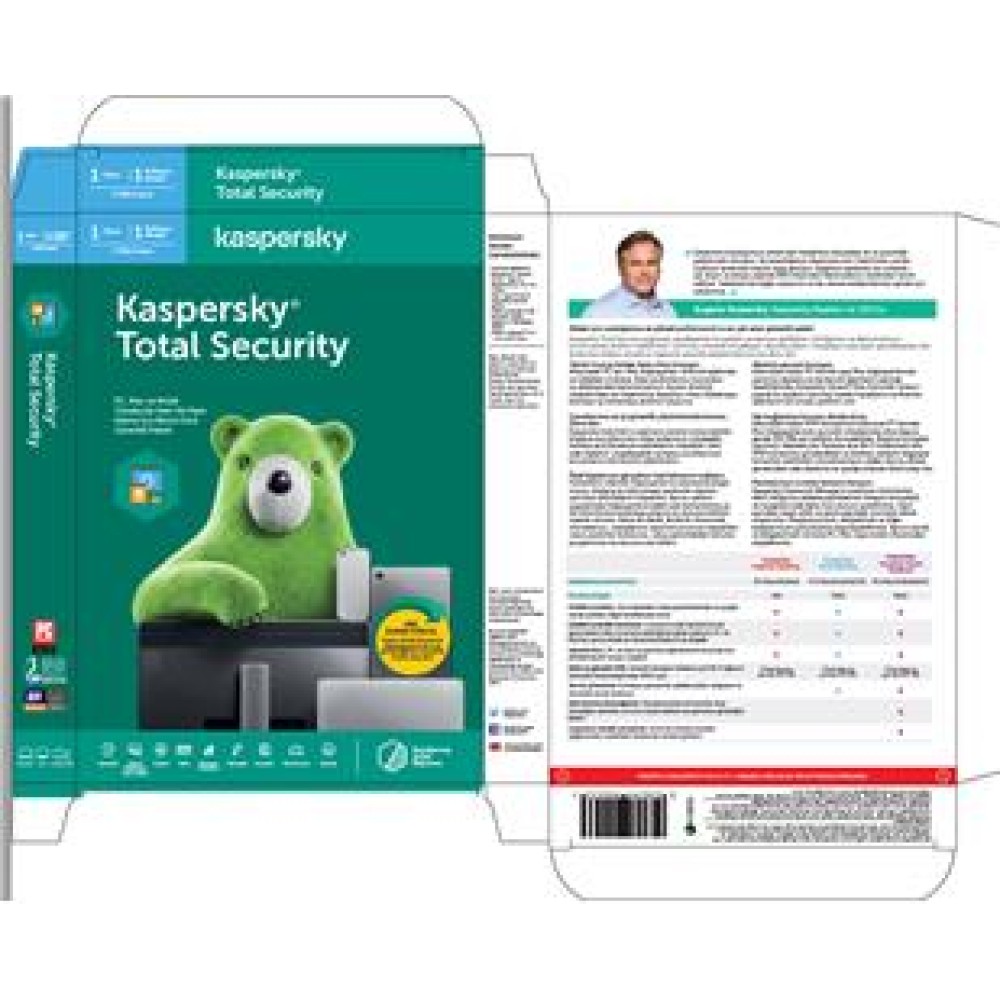 Kaspersky Total Security 1 Kullanıcı 1 Yıl