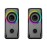 Mikado MD-S26 JOY 2.0 Multimedia 3W-2 Siyah USB RGB Işıklı Gaming Speaker