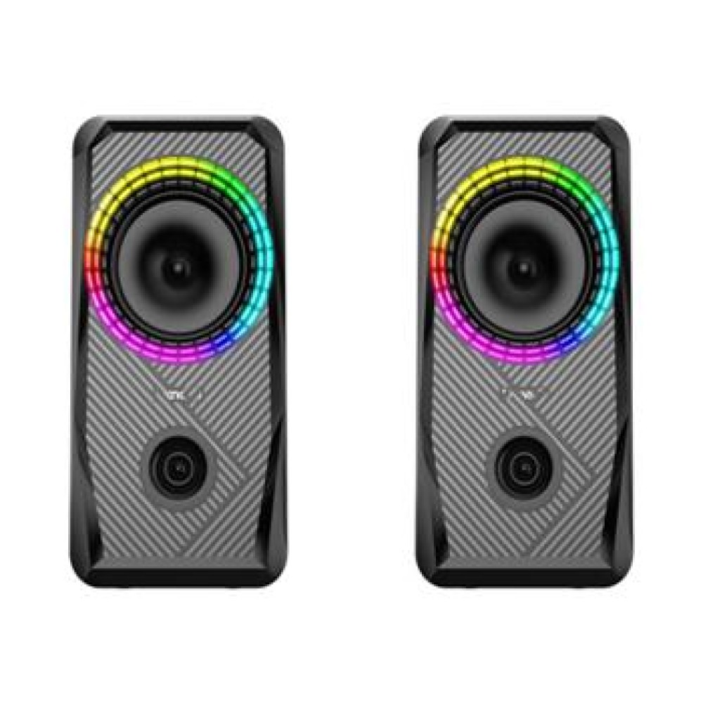 Mikado MD-S26 JOY 2.0 Multimedia 3W-2 Siyah USB RGB Işıklı Gaming Speaker