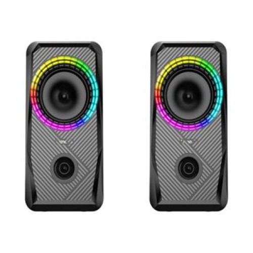Mikado MD-S26 JOY 2.0 Multimedia 3W-2 Siyah USB RGB Işıklı Gaming Speaker