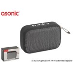 Asonic AS-02 Gümüş Bluetooth 3W TF-USB Destekli Speaker