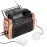 Mikado MDR-325 Ahşap USB- TF Destekli FM-AM-SW-BT+SOLAR+Power Bank 3 Band Klasik Radyo