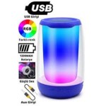 Pluse 4 Mini Ses Bombası.360° Işıklandırma,hoparlör Bt Pluse 4 Mini Ses Bombası.360° Işıklandırma,hoparlör Bt