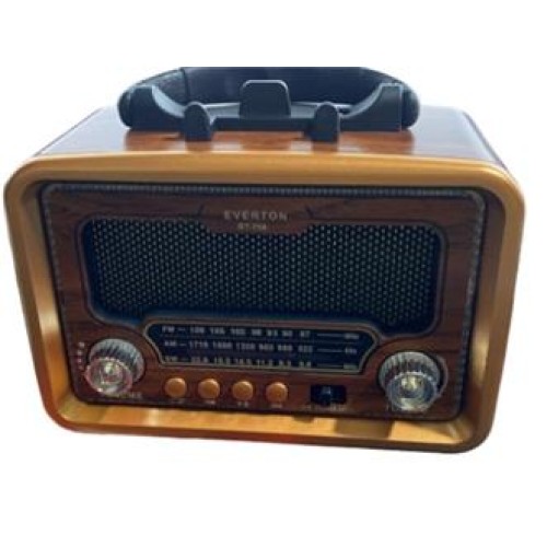 Everton Rt-768 Bluetooth  -Usb-Tf-Am-Fm-Sw-Tws-Usb Şarj Nostaljik Radyo