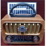 Everton Rt-848 Güneş Enerjili Panelli Bluetooth Fm-usb-Tf Card-Aux Nostaljik Radyo
