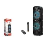 KIMISO QS-1002 3000W Bluetooth Mikrofonlu Uzaktan Kumandalı Usb-Tfcard-Aux Müzik Çalar 