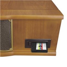 Mikado Nostalgia MN-P325 DÖNENCE Pikap Ahşap 2X5W Stereo Spk MP3 Çalar USB-Radyo-CD-Kaset -BT Müzik