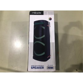 Mikado MD-261kp Rms 35W+35W 12V5.5Ah RGb Işıklı Usb-Tf-FM-BT-TWS Toplantı Anfisi
