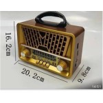 Everton Rt-867bt Bluetooth Fm-Usb-Tf Card-AUX Şarjlı Nostaljik Radyo 