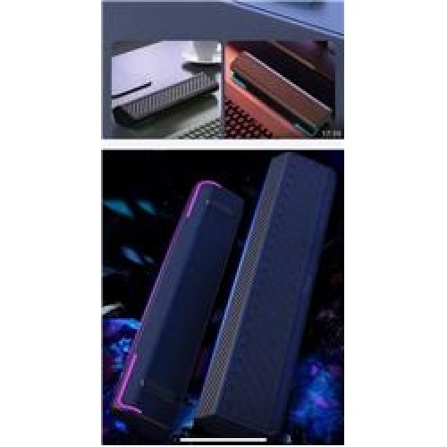 Philips Spa5308 Usb+3.5MM+Bluetooth Şarjlı RGB Işıklı Soundbar Hoparlör