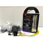 Everton Rt-999 SolarPanelli -Ledli Güneş Enerjili Radyo Usb- 3 Adet Ampul Şarjlı (Solar 9V-3.5W)