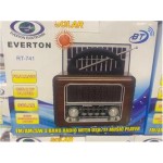Everton Rt-741 Bluetooth -Fm-Am-Sw-Usb-Tf Card-Aux Nostaljik Radyo 
