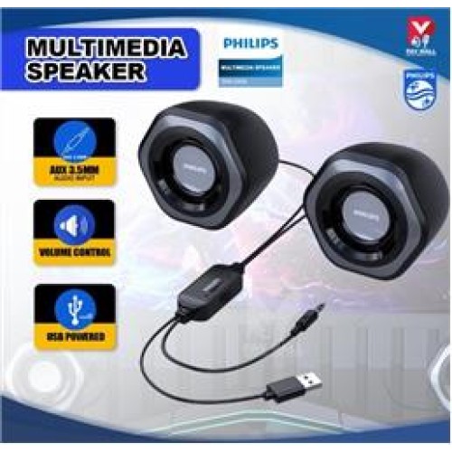 Philips Spa2209 2.0 USB- 3.5MM Jack Hoparlör Ses Kontrol Tuşu 