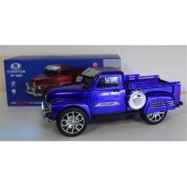 EVERTON RT-1962 Mavi (Blue) Arabalı  Bluetooth Fm-Usb-Tf-Aux Şarjlı Nostaljik Radyo