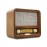 Mikado Nostalgia MN-R70 5W-2 FM Radio+Bluetooth . 