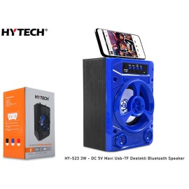 Hytech HY-S23 3W - DC 5V Mavi Usb-TF Destekli Bluetooth Speaker