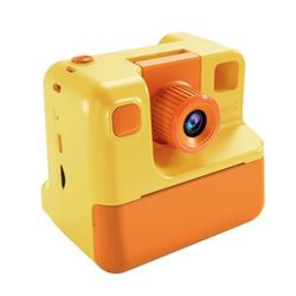 WowKids WS-C03 Çocuk Fotoğraf Video Çekme Termal Çıktı Alan Sarı Fotoğraf Makinası