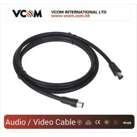 Vcom CV602-B 5mt Analog Siyah Tv Uzatma