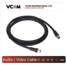 Vcom CV602-B 5mt Analog Siyah Tv Uzatma