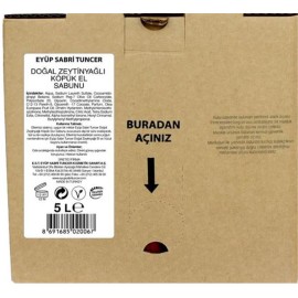 Eyüp Sabri Tuncer Zeytinyağlı Köpük  Sabun 5lt Bag In Box Endüstriyel