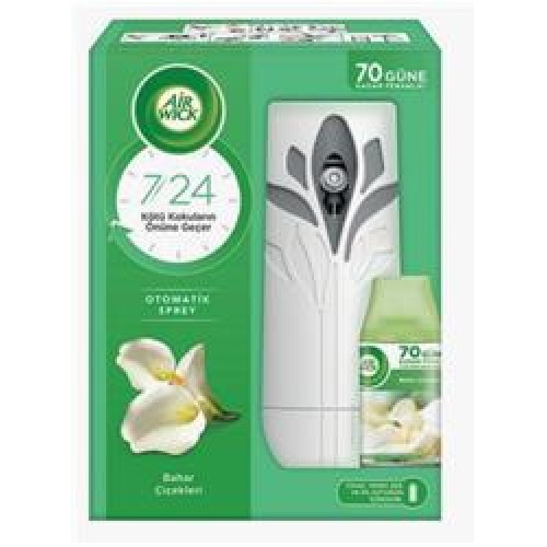 Airwick Otomatik Sprey + Yedeği (Bahar Çiçekleri ) Oda Kokusu (70 Güne Kadar Ferahlık)