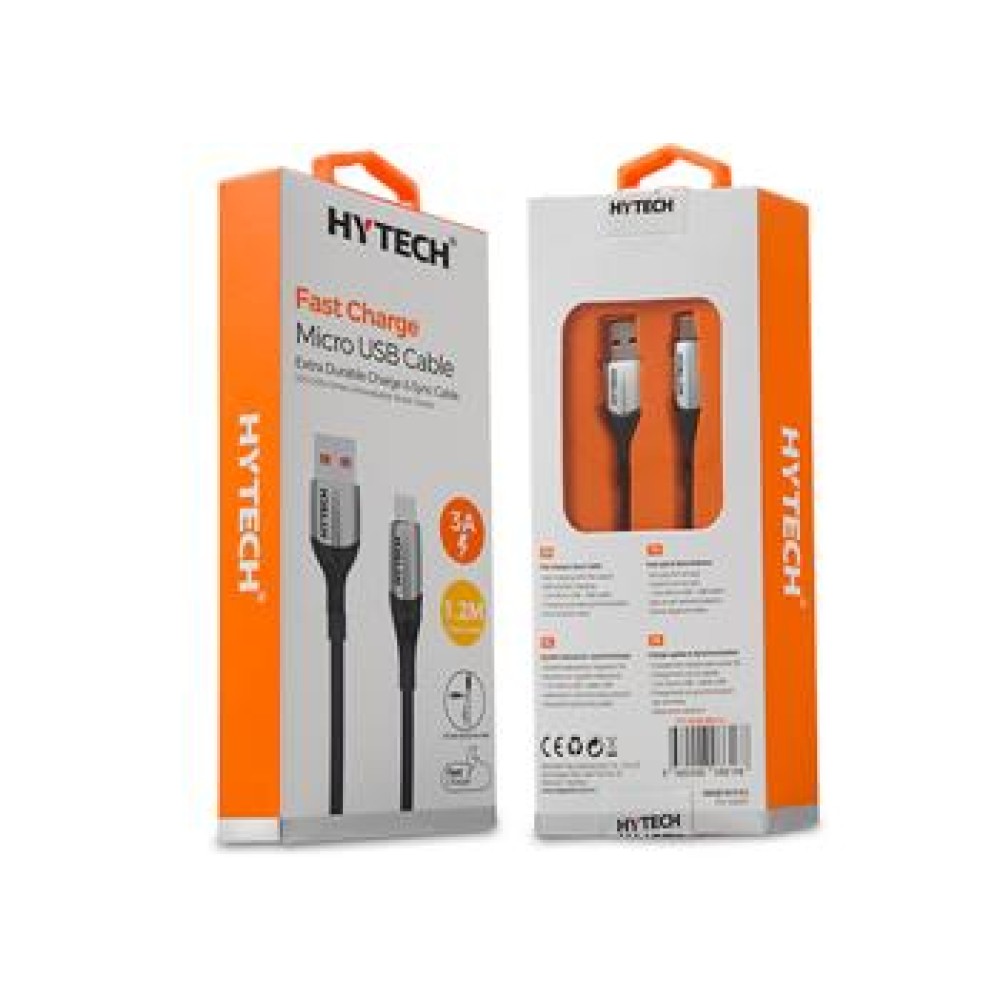 Hytech HY-X250 3A Micro Usb 1,2m Gold Data + Sarj Kablosu