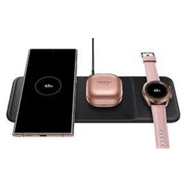 Samsung EP-P6300T Kablosuz Siyah Hızlı Üçlü Şarj Cihazı 