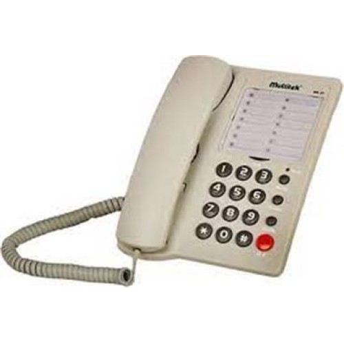 Multitek Ms 21 Krem Masa Üstü Telefon 