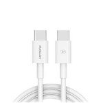 Hytech HY-XTP22 1M 3A TypeC to TypeC Hızlı Data + Sarj Kablosu