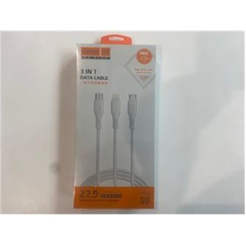 Megatech Beltou S13 Usb Micro-Type-C-iphone Çoklu Data Kablosu