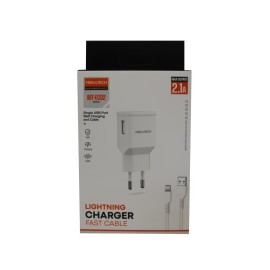 Megatech EC02 MODEL 2.1A Lightning Usb Kablo + Ev Şarj Adaptörü Hızlı Şarj