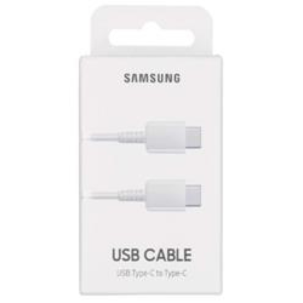 Samsung EP-DA705 Type-C To Type-C 25W Data ve Şarj Kablo Beyaz 