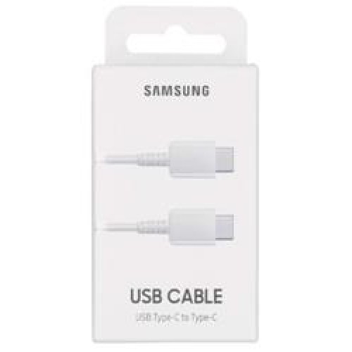 Samsung EP-DA705 Type-C To Type-C 25W Data ve Şarj Kablo Beyaz 