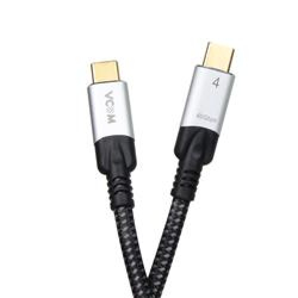 Vcom CU560-1.2 Type-C to Type-C 1,2m 40Gbps USB4 5A Şarj Kablosu