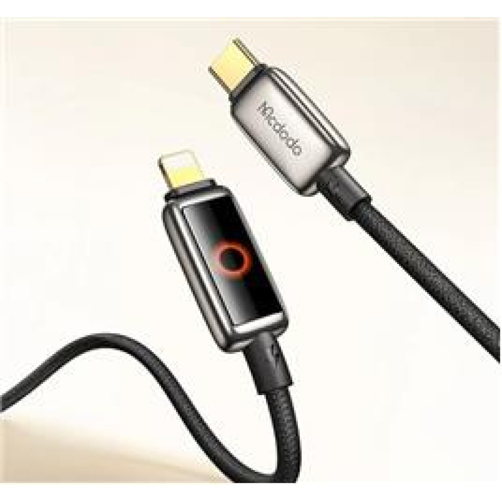 MCDODO CA-6670 USB-C TO LIGHTNİNG NEFES ALAN IŞIK GÖSTERGELİ 36 W PREMİUM KABLO