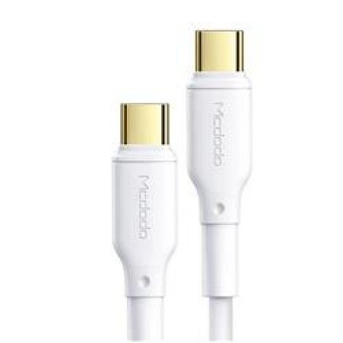 MCDODO CA-8350 100W Type-C to Type-C Süper Hızlı Data-Şarj Kablosu 5A 1.2m-Beyaz