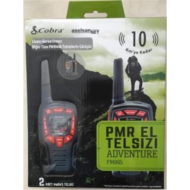 Aselsan PM-865 Pmr El Telsizi 2li Paket 8 Kanal+121 Alt Kanal  8 Km