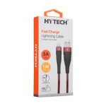 Hytech HY-X325 3A iPhone Lightning 1M, Kırmızı Şarj Kablosu