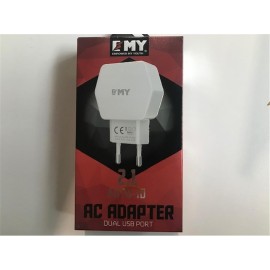 Emy My-261 2.1Mah  2Usb Ev Şarj Kafa 