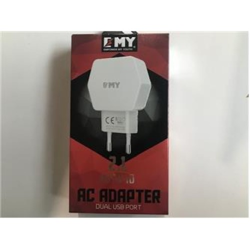 Emy My-261 2.1Mah  2Usb Ev Şarj Kafa 