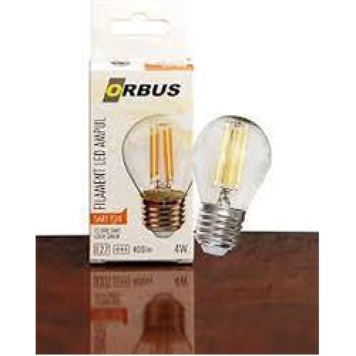 Orbus ORB-GA45 Mum 4W E27 Amber Dekoratif Led Filament Ampul 