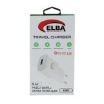 Elba Elb09 5W 2.1A Hızlı Şarj Akıllı Koruma Usb EV Şarj Kafa 