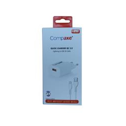 ComPaxe CTA-150IU 5V 3a 18W Ev Şarj Kafa + Lightning Şarj Kablosu